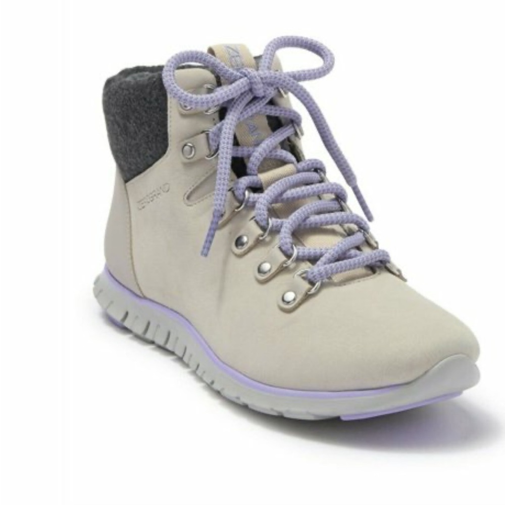 SOLD…Cole Haan Zerogrand Lilac Dove Nubuck Leather Hiker Boot